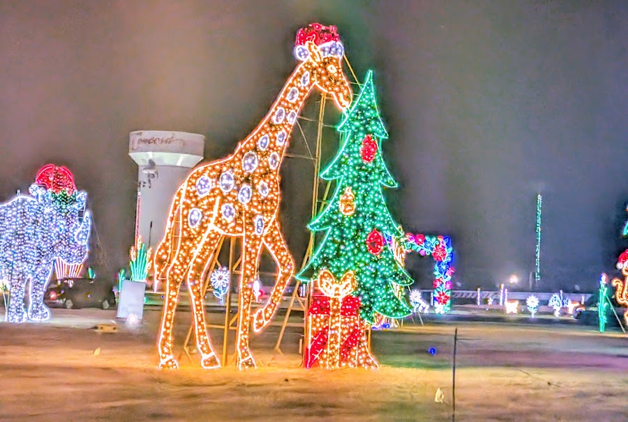 Speedway Christmas Lights Winterfest Christmas Village at the Charlotte Motor Speedway