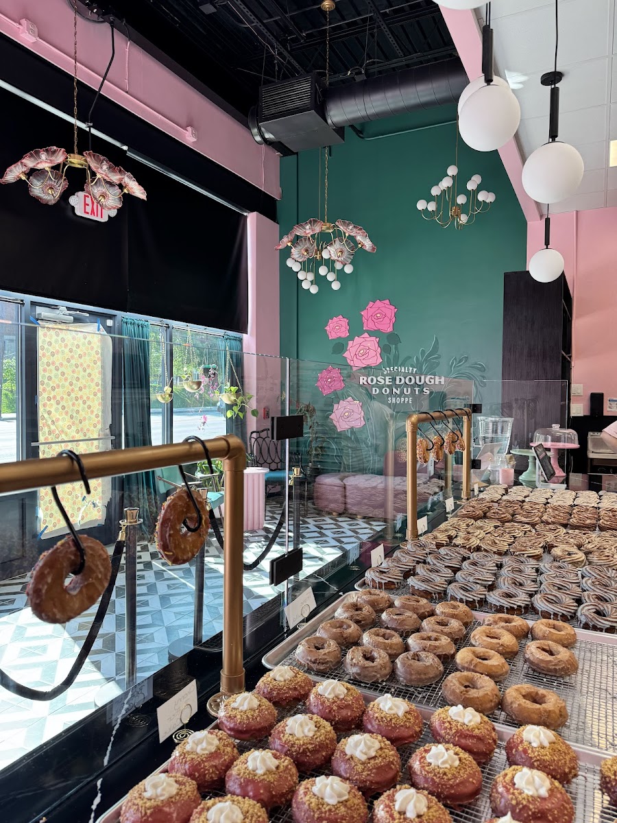 Rose Dough Donuts