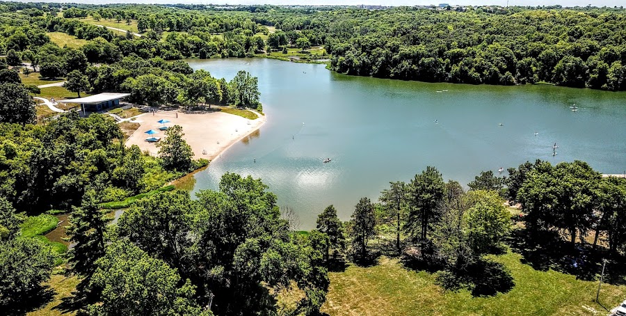 Shawnee Mission Park Beach